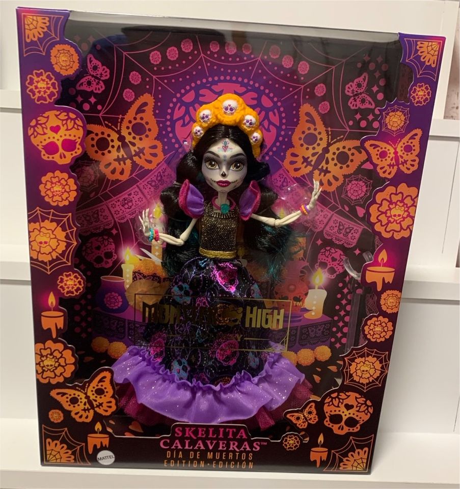 Monster High Skelita Calaveras Doll Dia Los Muertos Edition 2023 in Dannenwalde (Gumtow)