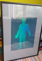 Hologramm,  menschl. Körper in blau/grün,  41 x31 cm Köln - Porz Vorschau