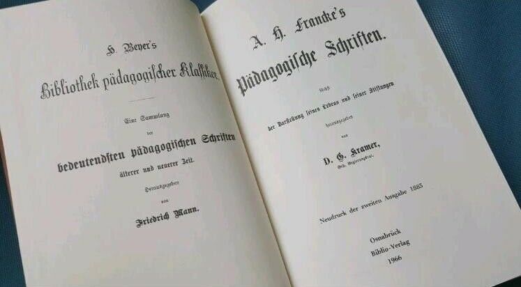 Neu Frankens Pädagogische Schriften Kants Werke Kritik de reinen in Wuppertal