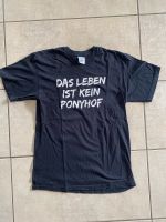 Das Leben ist kein Ponyhof T-Shirt Gr M 38 40 schwarz Niedersachsen - Suderburg Vorschau