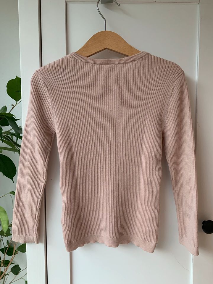 Wollpullover Woll Pullover 100% wolle rosa rosé 104 in Nagold