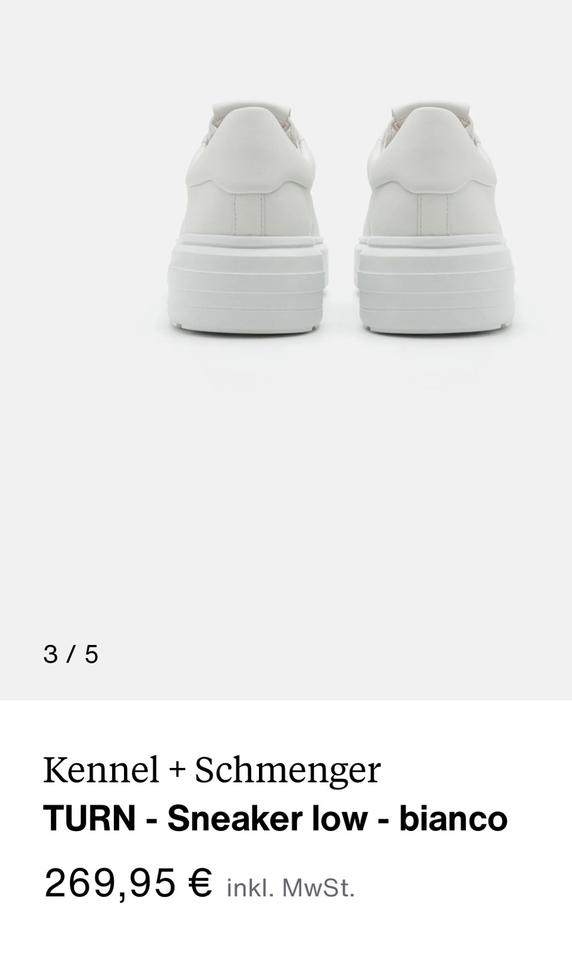 Kennel und Schmenger Sneaker Gr. 41/ 42 Leder Neupreis 270 € in Kölln-Reisiek