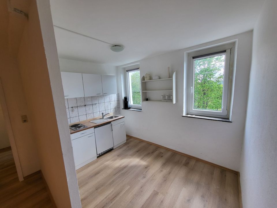 Dachgeschosswohnung - ca. 45m² - teilmöbliert - Altbau in Hof (Saale)