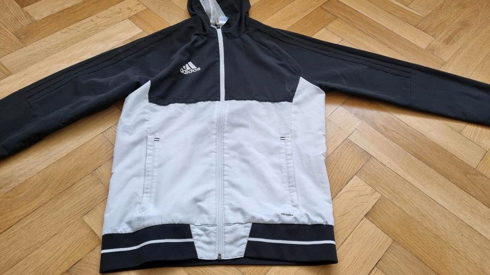 Adidas Tiro Präsentationsjacke mit Kapuze Gr. S Climalite in Bielefeld