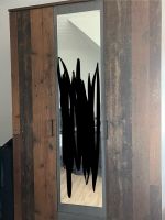 Kleiderschrank Dark Wood Optik mit Spiegel Saarland - Ottweiler Vorschau