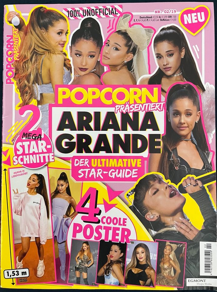 Ariana Grande Fanbuch & Zeitschrift Popcorn Special in Köln