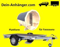 Plattform 301x153cm 1300kg für Fasssauna pkwanhänger Plattform Nordrhein-Westfalen - Leopoldshöhe Vorschau