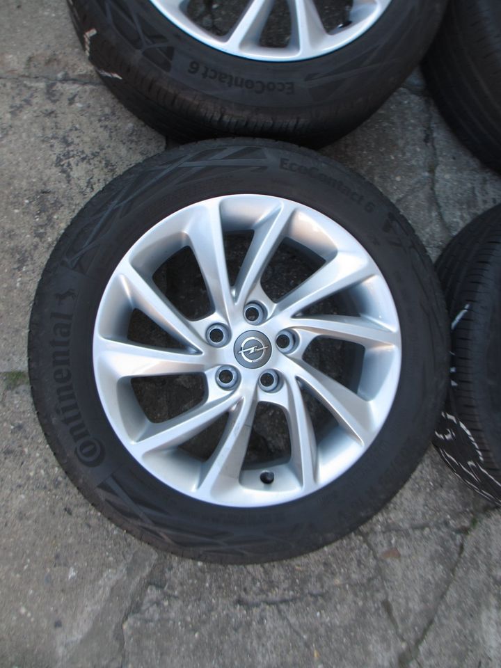 4x Alu Sommer Kompletträder Opel Astra K 205/55 R16 91V. in Löbnitz an der Linde