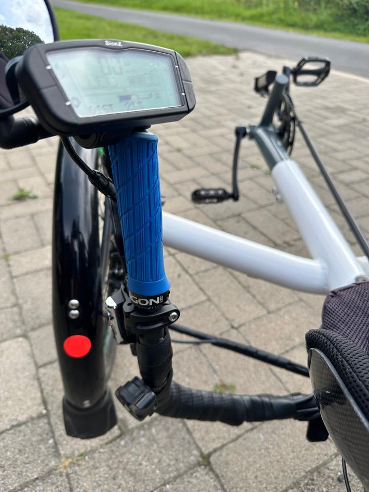 HP Velotechnik Scorpion fx 20 faltbar grau/weiss E-Trike Bionx in Bad Laer