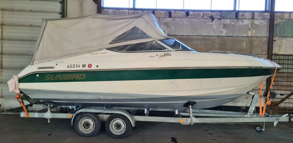 Mit Boje Hohenwarte Sportboot Sunbird 220 Trailer Boot Motorboot in Erfurt