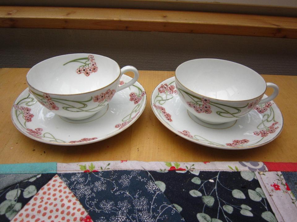 OVID 2 Teetassen Kaffeetassen 150ml vintage zusammen Porzellan in Wandlitz