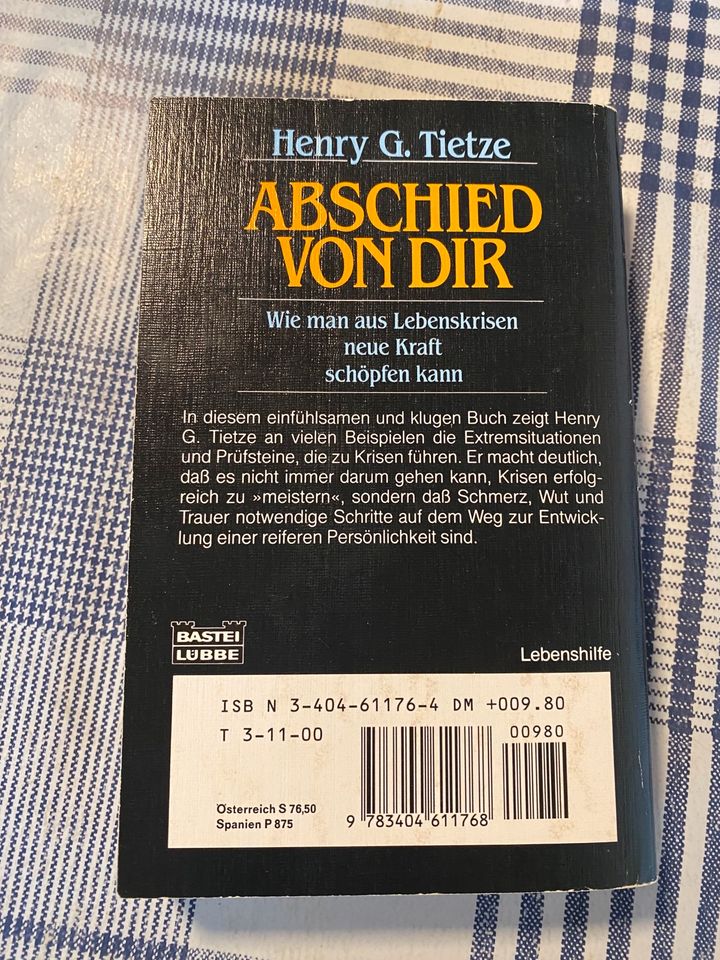 Buch - Abschied von dir Henry G. Tietze in Gemünden (Wohra)