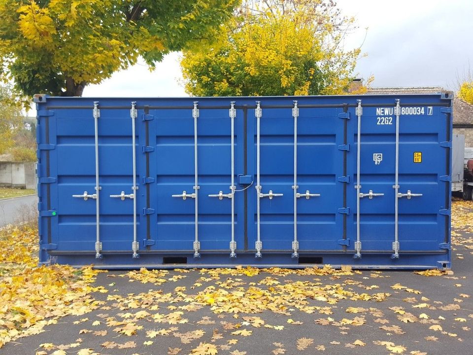 20 Fuß HC Open Side Container, High Cube Side Door Seecontainer in Würzburg