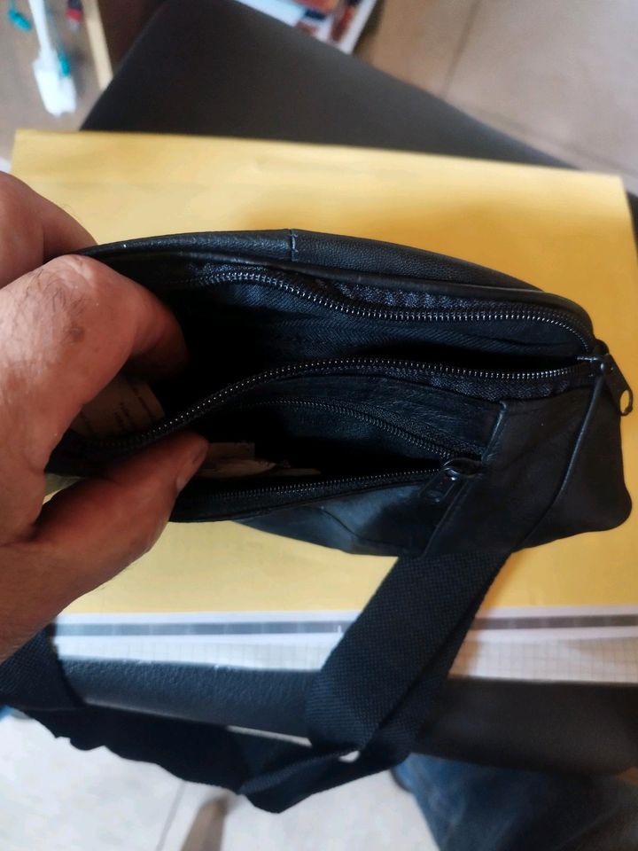 Neue Bauchtasche echt Lammleder in Hanhofen