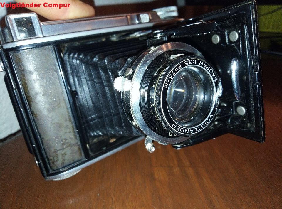 Fotoapparate Konvult DDR Beirette Practica Voigtländer Compur SME in Queis