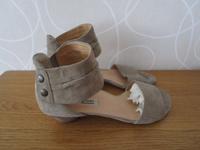 Paul Green Sandalen Gr. 6,5 Nubukleder beige Baden-Württemberg - Heilbronn Vorschau