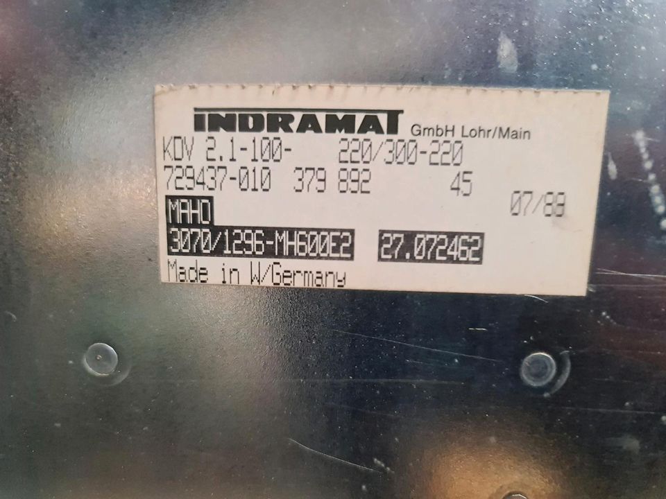 Indramat AC KDV 2.1-100-220 Servo drive Maho MH 500 600 800 in Untrasried