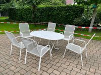 Gartenganitur Gartenmöbel Gartentisch Gartenstühle Metall Stühle Nordrhein-Westfalen - Lübbecke  Vorschau