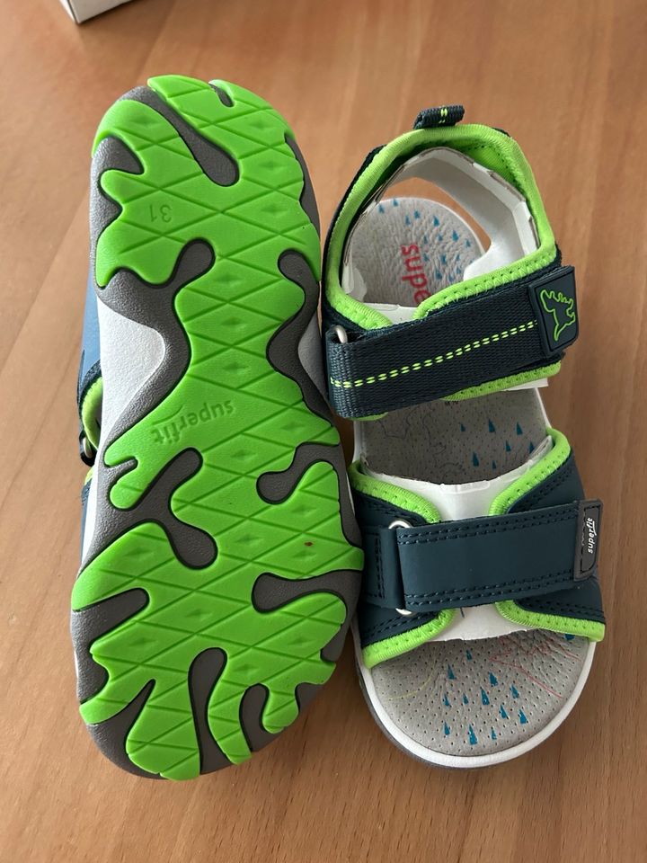 Neue Superfit Sandalen Größe 31 blau grün Schuhe Sommer Klapperl in Simbach