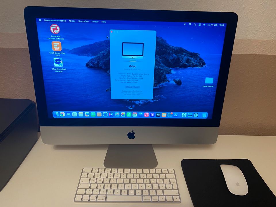 Apple IMac mit 21,5“ in Schenefeld (Kreis Steinburg)