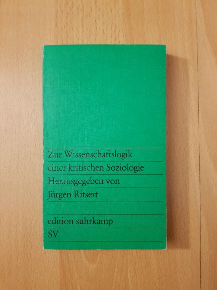 Jürgen Ritsert Wissenschaftslogik kritischeSoziologie Buch Bücher in Frankfurt am Main