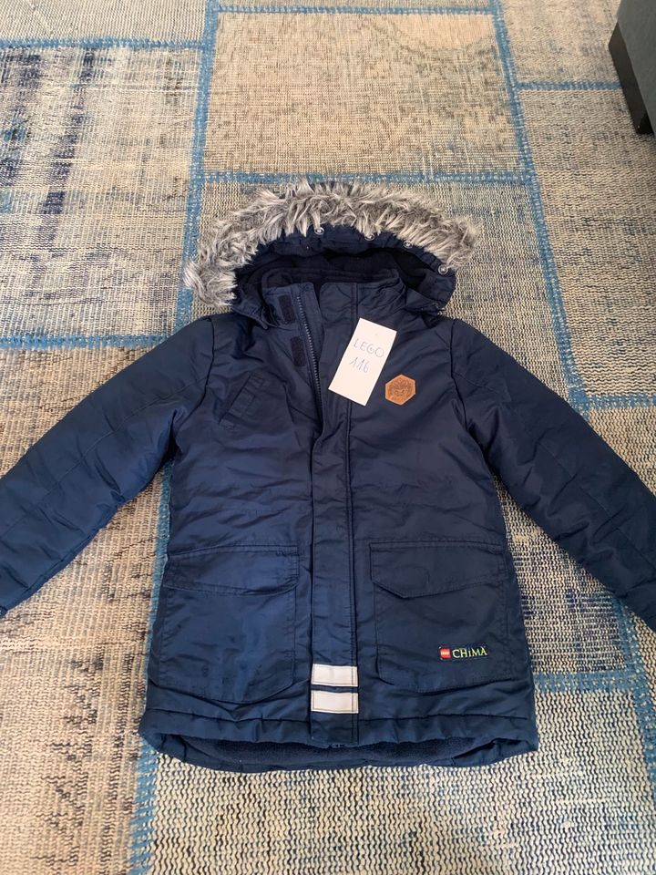 Lego Parka Winterjacke blau 116 in Karlsruhe