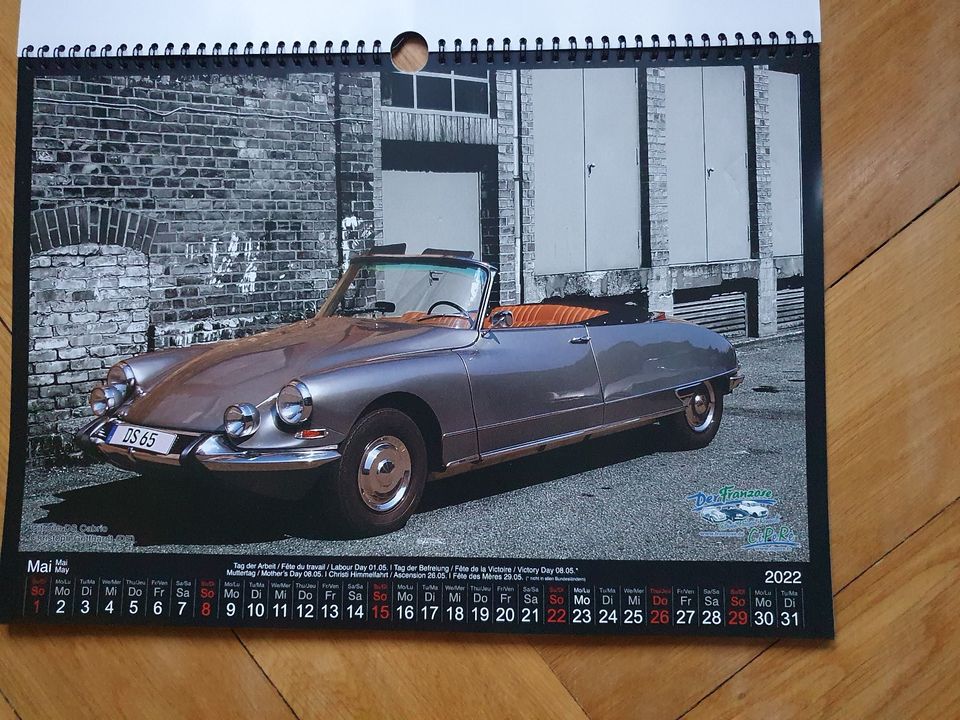 Kalender 2022 Citroen Peugeot Renault Oldtimer Youngtimer in Berlin