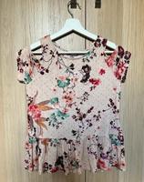 T-shirt mit Frühlingsblumen Rose/bunte Blümchen Hessen - Trebur Vorschau