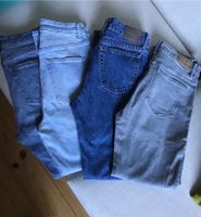 ZARA PULL&BEAR JEANS high waist  Gr36/38 blau grau Altona - Hamburg Bahrenfeld Vorschau