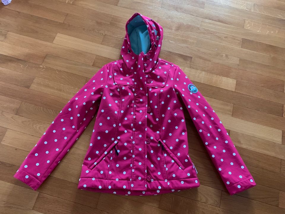 Blutsgeschwister Wetterheldin Softshell Jacke Gr. S Dots Punkte in Diedorf