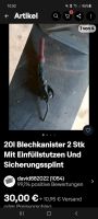 20l Blechkanister 2 Stk Mit Einfüllstutzen Und Sicherungssplint. Bayern - Harburg (Schwaben) Vorschau
