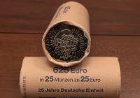 Erste Silber Gedenkmünze Münzrolle 25 Euro Deutsche Einheit 2015 Nordrhein-Westfalen - Warstein Vorschau