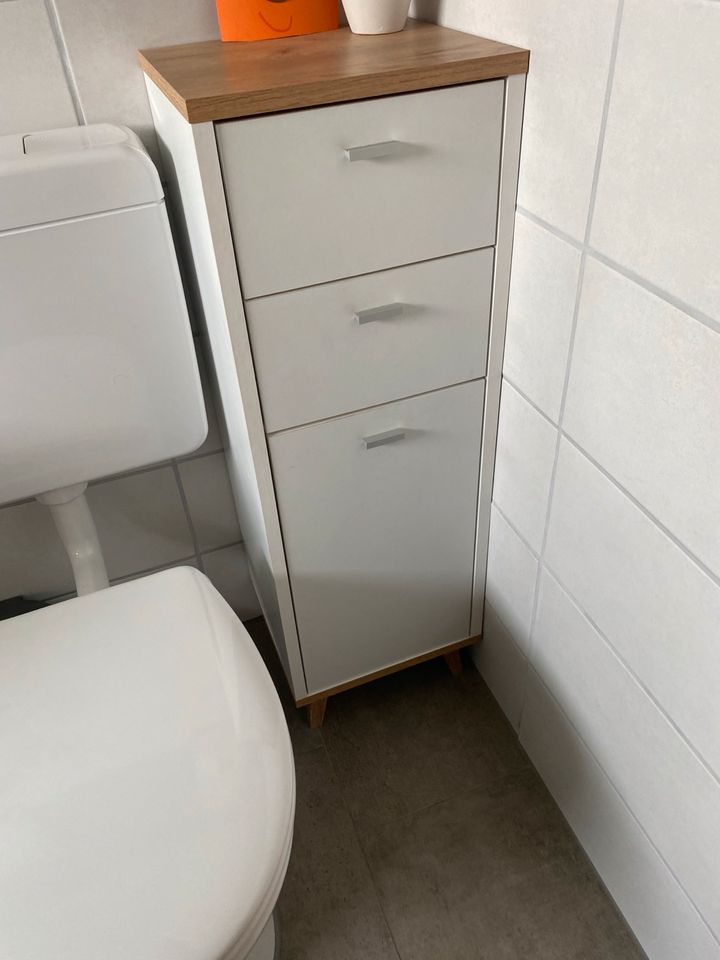 Waschbecken Unterschrank Badezimmer Schrank Set mit Hochschrank in Erkelenz