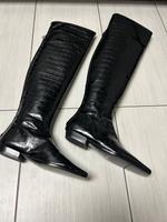 Stiefel Kniehoch Overknees Toteme Gr. 37 Leder Krokodileffekt NEU Niedersachsen - Rühen Vorschau
