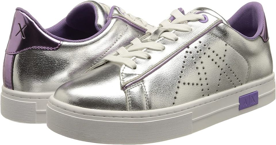 Armani Exchange Damen Mina mit Side Logo Sneaker, 35 EU in Duisburg