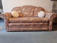 sofa Couch Zweisitzer schlafsofa beige altrosa Bayern - Wassertrüdingen Vorschau