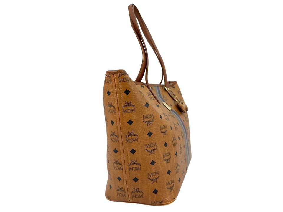 MCM Top Zip Shopper Bag Tasche Handtasche Henkeltasche Cognac in Schleswig