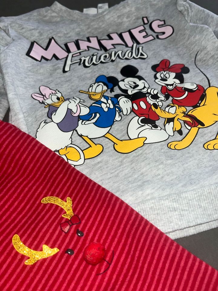 H&M Disney Minnie Mouse Pullover & Topomini Leggings Gr. 86 in Wernigerode