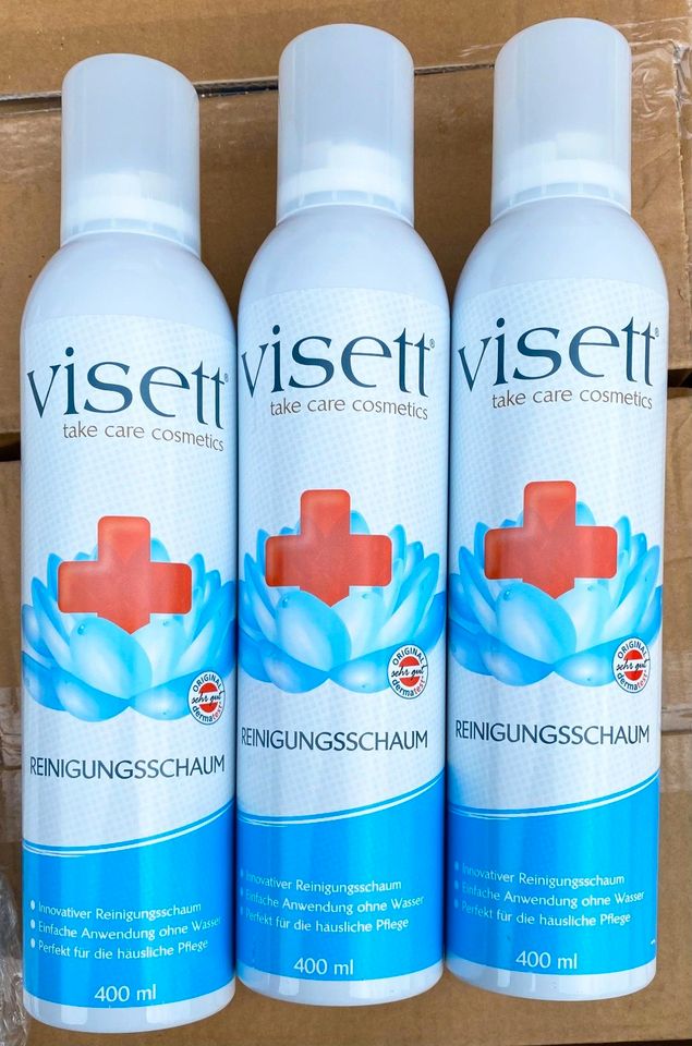 6756 Stk. Visett Reinigungsschaum für Hände und Körper 50 ml, 400 ml, Körperpflege, für Wiederverkäufer, neu, A-Ware, 5 Paletten in Tanna