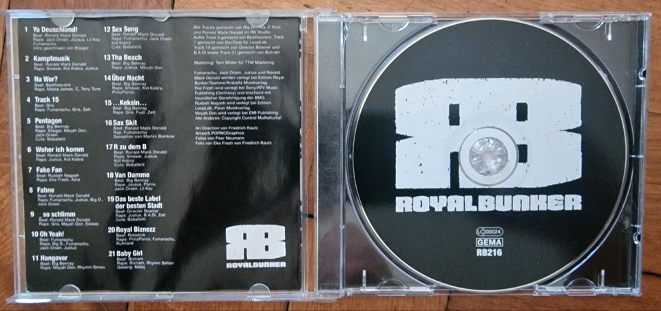 Royalbunker, RB Nr.1 Vol.1, CD in Kempten