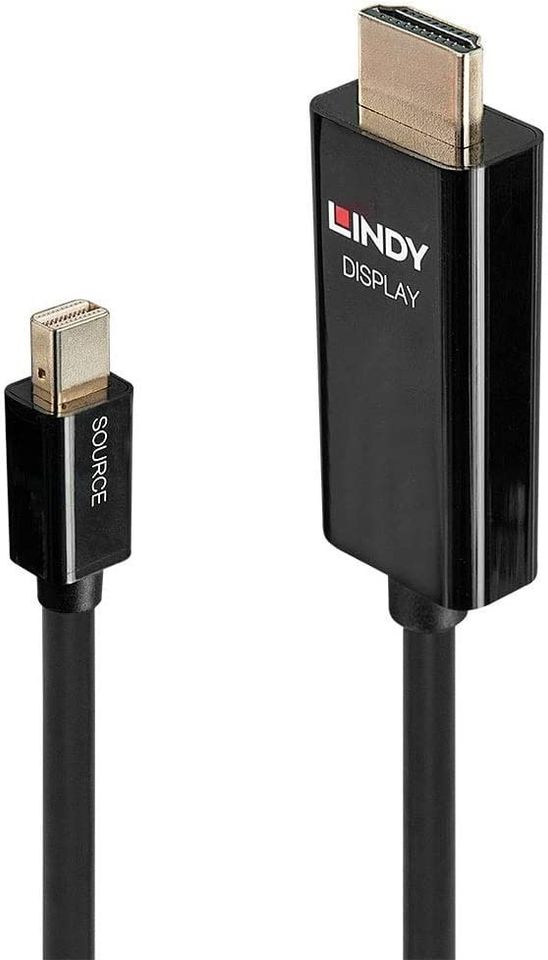 LINDY 40912 2m Aktives Mini DisplayPort an HDMI Adapterkabel in Körle