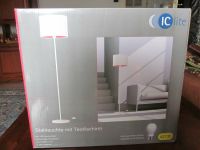 Stehlampe mit Textilschirm in Weiß / Rot LED 9,8W Lampe NEU!!! Frankfurt am Main - Nordend Vorschau