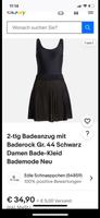 Badeanzug Bonprix schwarz 44 Baderock Badekleid Rock 2 kleinen Bayern - Kempten Vorschau