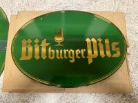 Brauerei-Werbeschilder (Bitburger Pils) Sachsen-Anhalt - Klostermansfeld Vorschau