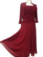 Sangria Damen Vintage Rot Kleid + Bolero Jacke Bordo XXL Bayern - Bad Reichenhall Vorschau