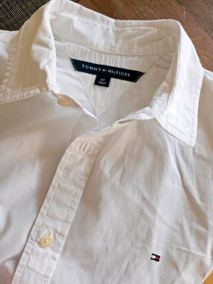 Tommy Hilfiger Bluse, weiss, Gr. S in Langenfeld