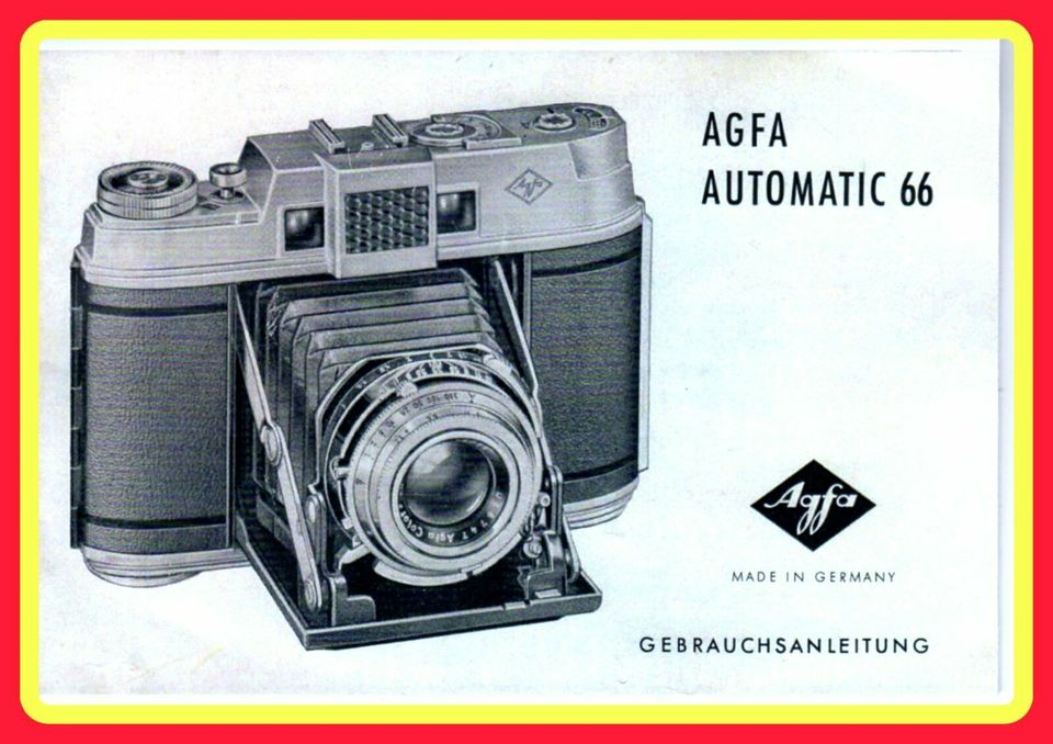 AGFA  AUTOMATIC  66 - Bedienungsanleitung in Passau