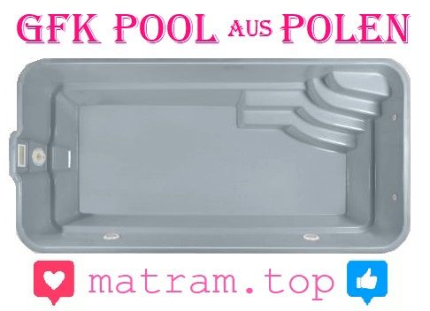 ☼ GFK Pool aus Polen - 6,2x3x1,5 - Schwimmbecken mit Ecktreppe ☼ in Frankfurt (Oder)