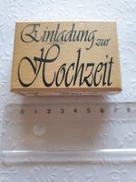 Stempel "Einladung zur Hochzeit", Schriftart Vivaldi Hessen - Niedenstein Vorschau