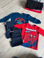 Neuwertig! Spiderman Jungen Shirt,Sweatshirt,Hose,110/116 Hessen - Marburg Vorschau